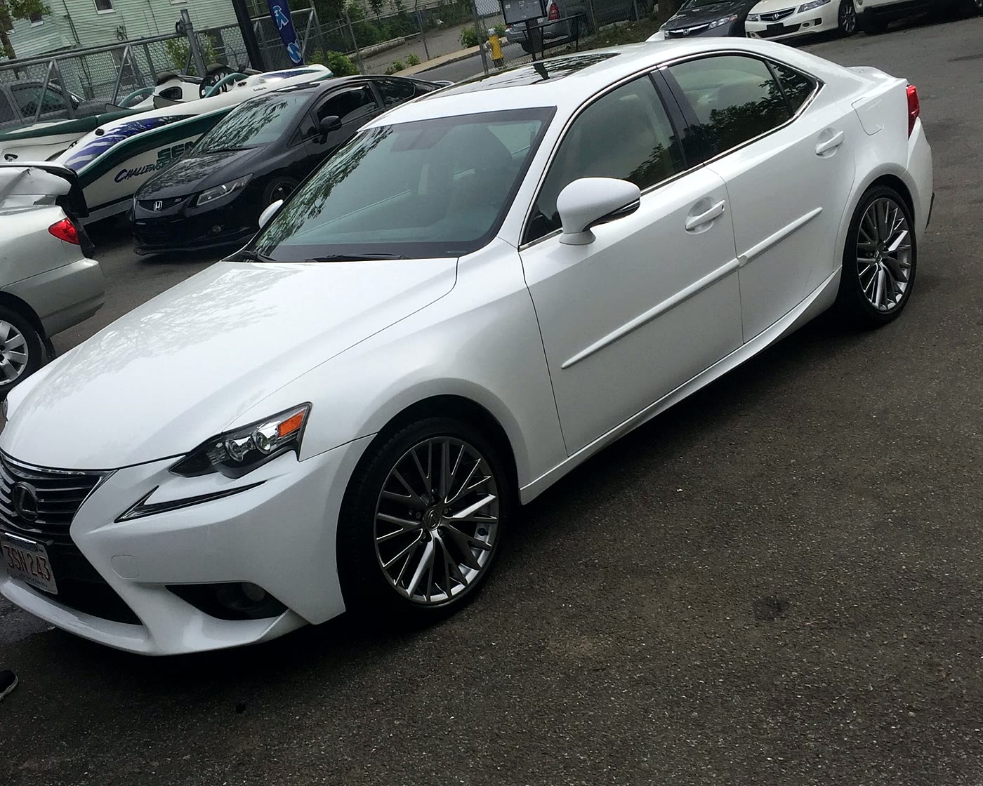 Lexus IS gloss finish