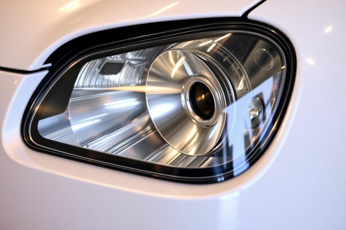 Headlight restoration after detailing
