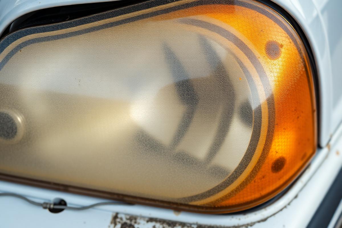 Headlight restoration before detailing